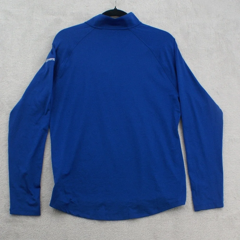Cutter & Buck Coastline Epic Comfort Eco Quarter Zip Blue AdventHealth LCK00210